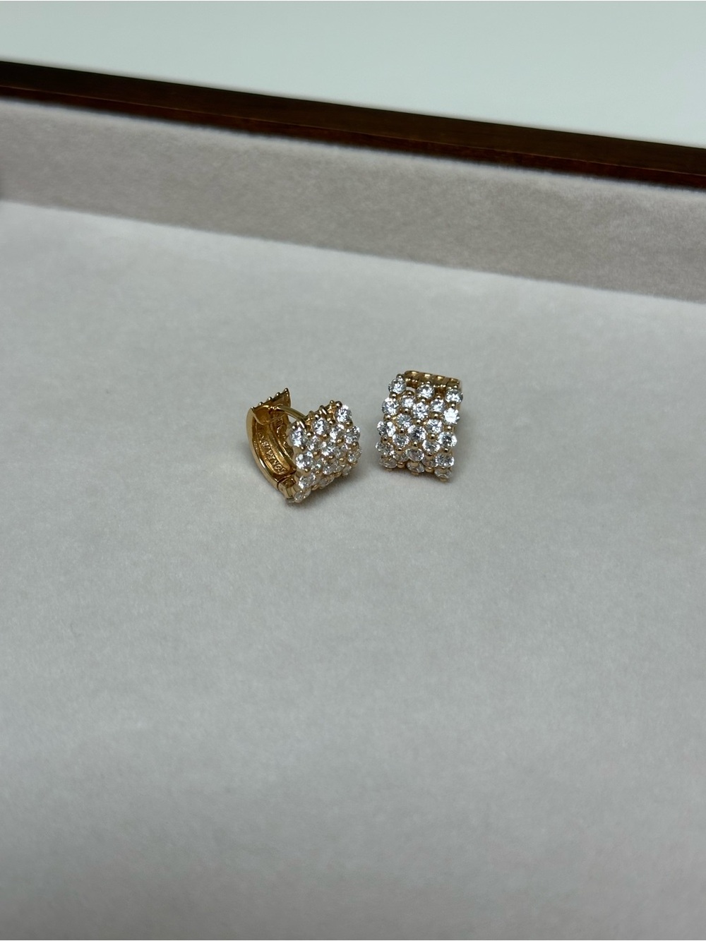 Sonia B. Sterling Cluster Huggie Hoop Earrings
